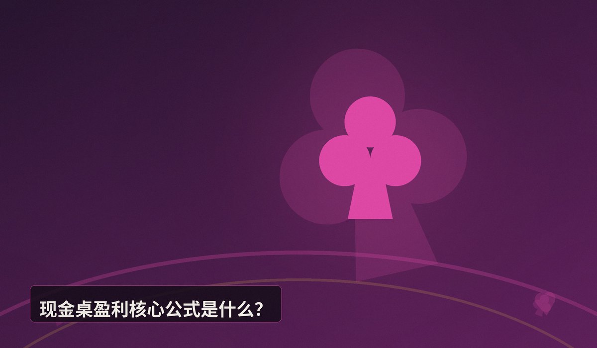 现金桌盈利核心公式 - 德州牛仔现金桌盈利核心公式:三个要素帮你稳稳打