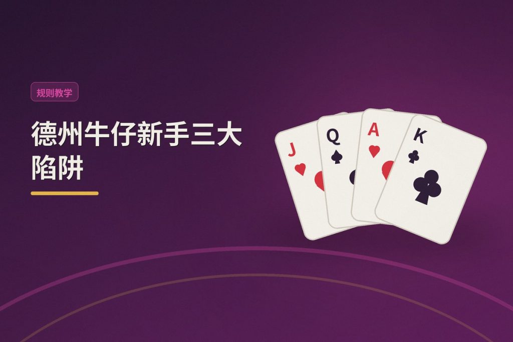 德州牛仔新手三大陷阱：牌力高估、位置忽视、情绪上头，这样避开更稳