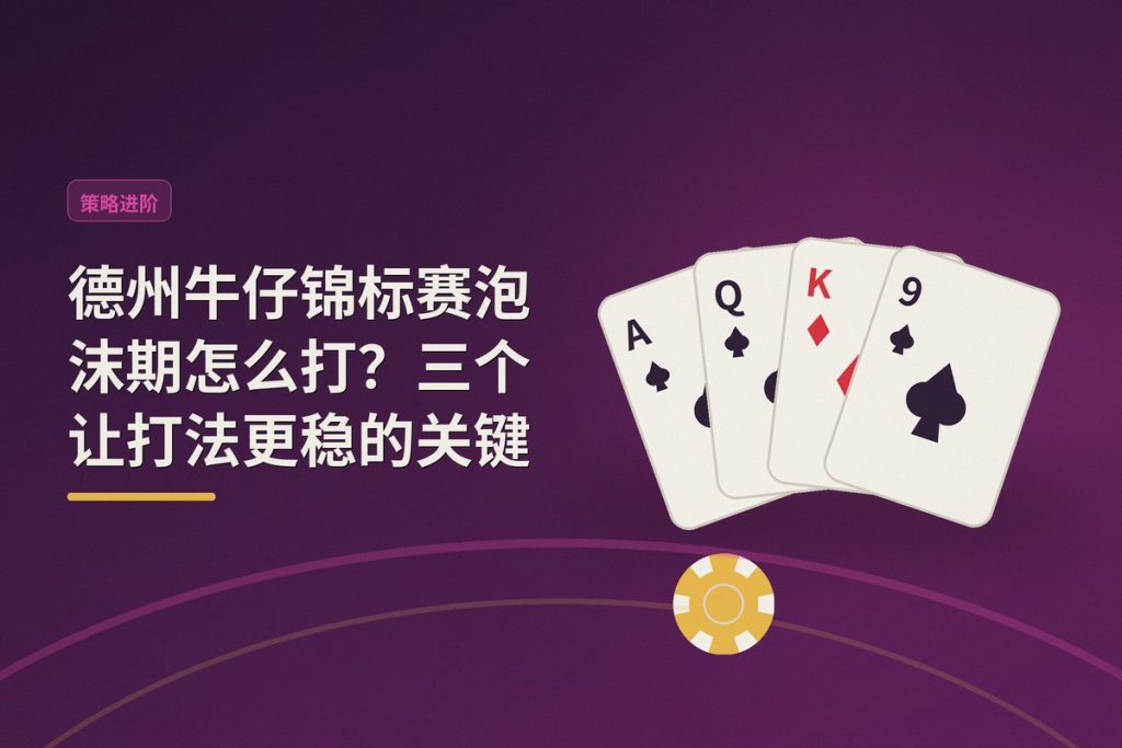 德州牛仔锦标赛泡沫期怎么打？三个让打法更稳的关键策略