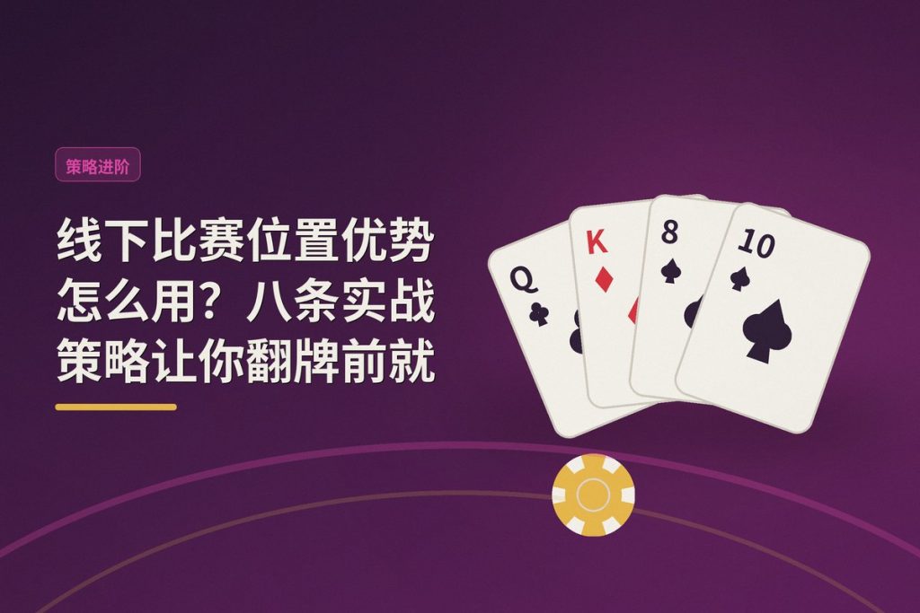 线下比赛位置优势怎么用？八条实战策略让你翻牌前就领先