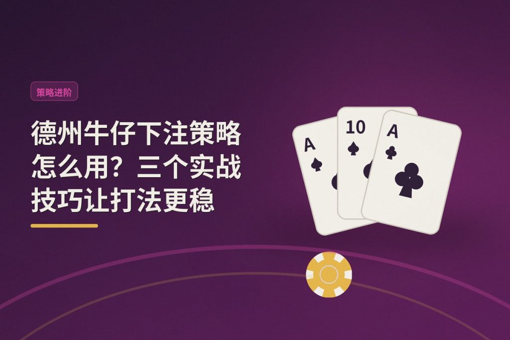 德州牛仔下注策略怎么用？三个实战技巧让打法更稳